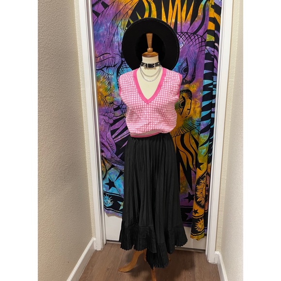 🌈 Lovely pink plaid vest - Picture 10 of 11